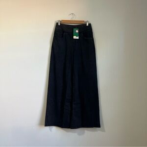 NWT Halara wide leg washed black trouser pants